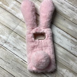Bunny case furry soft